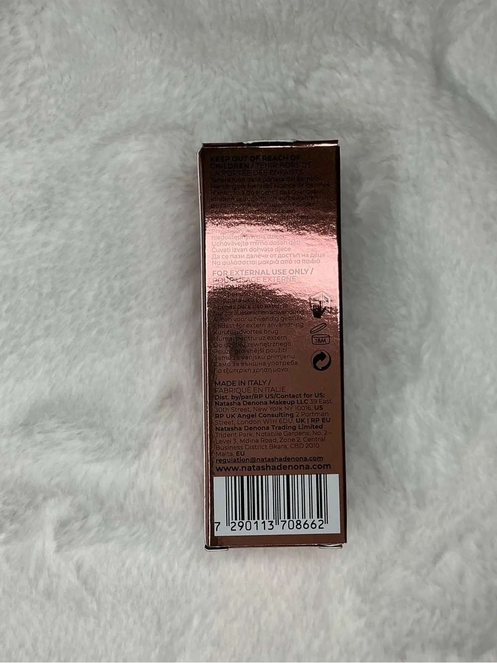 Natasha Denona HY-GLOSS Tinted Gloss Balm - Rose Brown Packaging